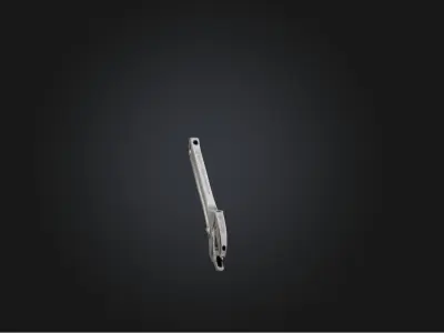 Wrench Low-poly 3D model shop