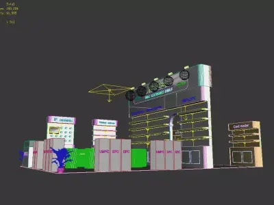 Exhibition - Area -6X9-3DMAX2009-028 3D model