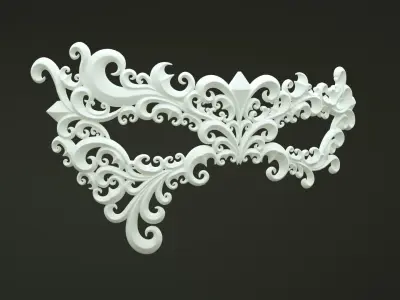 Carnival Masks 3D Model Pack
