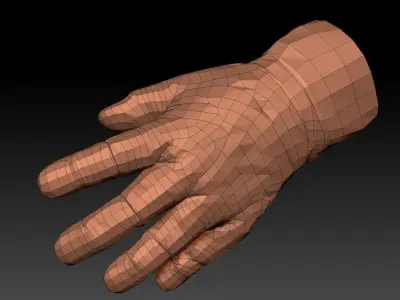 Worker Glove Free 3D model