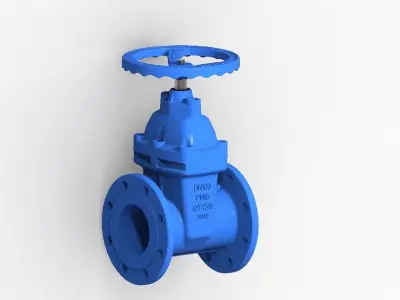 Resilient-seated gate valves  Free 3D model