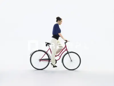 Dream 01E bicycle bike Elegant Pants Woman Low-poly 3D model