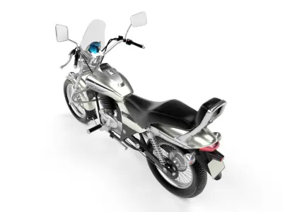 Bajaj Avenger Cruise 220 Low-poly 3D model