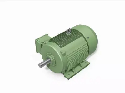 250M B3 Left 4-8 Pole IEC electric motor - 3D CAD model 3D model