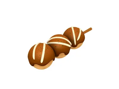 Cartoon Food Pack 2 3D model