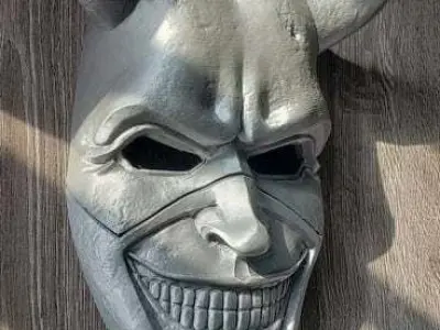 THE GRABBER FROM THE BLACK PHONE MOVIE 2 PART MASK STL 3D print model