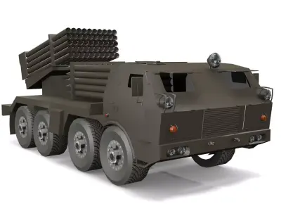 RM70 vehicle  Low-poly 3D model