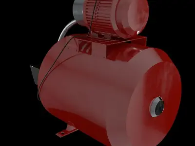 Water Pump Free 3D model buy