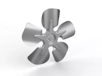 Fan Propeller 250mm al Free 3D model