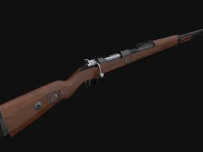 ww mauser karbiner 98  Free 3D model