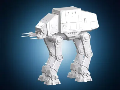 AT-AT Walker 3D Print Model 3D print model