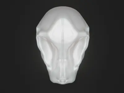 Animal skull - Panther 3D model