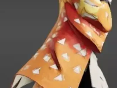 Zintsou Low-poly 3D model