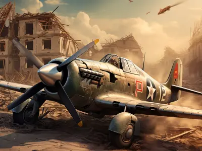 Military Aircrafts Low-poly 3D model