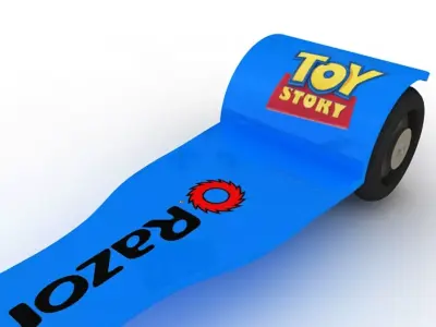 Toy Scooter 3D model