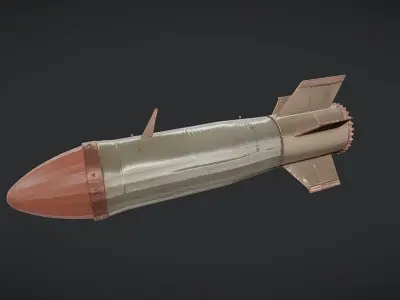 military aerial bomb 3D model
