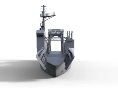 MS Brocken Modelship heavy load vessel 3D print model