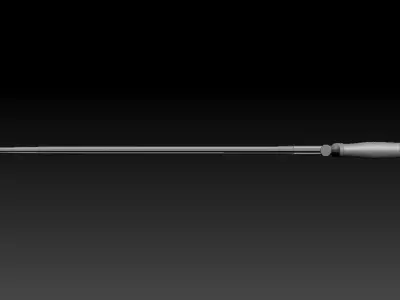 High-poly model sword sheath 3D model