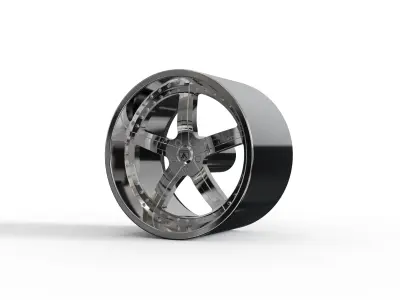 ASANTI AF156 WHEEL 3D MODEL 3D model