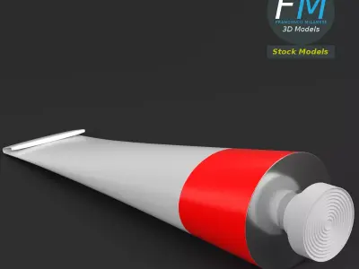 Paint tube 3D model