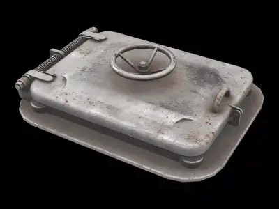 rectangle cover arm 3D model