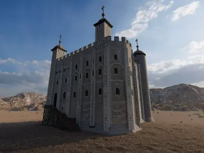 Medieval Castle 3D model purchase
