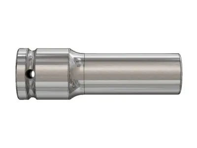 Soquete Longo 10mm x 3-8 pol Long 3D model