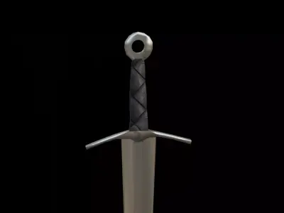 Sword - low poly Free low-poly 3D model