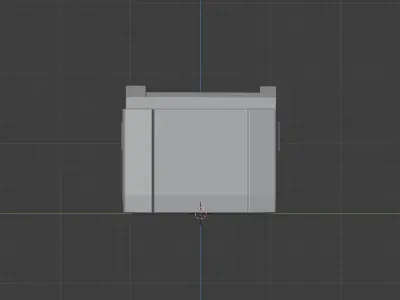 Gaming Crate - Non Textured High Quality  Low-poly 3D model