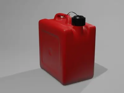 Plastic can 3D model