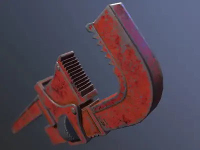 Wrench Game Ready Low-poly 3D model purchase