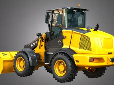 326 P-Tier Compact Wheel Loader - Bucket 3D model