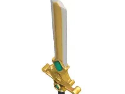Golden sword Low-poly 3D model purchase