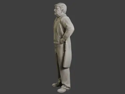 Donald Trump Stand 3D print model