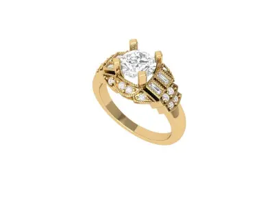 Wedding Ring  3D print model 429