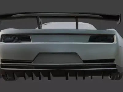 NFS Game Racing Car Low Poly Low-poly 3D model