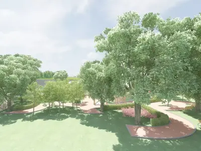 City Park Design 3D model