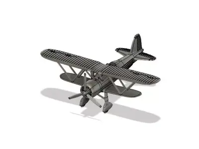 Fiat CR42 Falco - Scala 1-200 3D print model