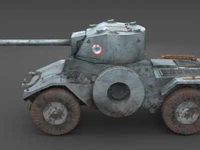 PANHARD AMD 178B  Low-poly 3D model