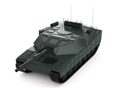 Main Battle Tank 3D model from CGTrader