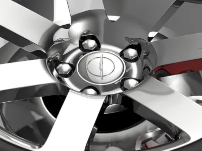 Chrysler 300 SRT8 wheel 3D model