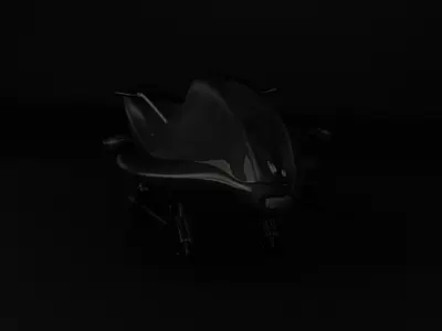 JetBike motorcycle Free 3D model