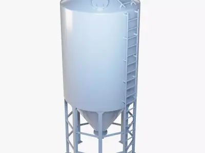 Silo Storage 3D model