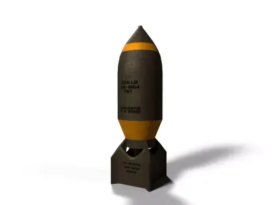 game ready BOMB Free low-poly 3D model