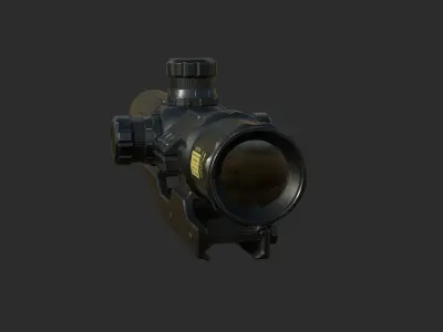 Weapon - Scope - 10 - TacticalCraftsman Low-poly 3D model