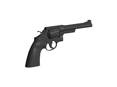 revolver 3D model 14