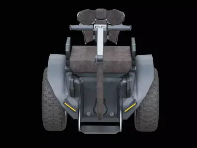 Self Balancing Wheelchair Seat Segway PBR Low-poly 3D model