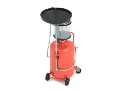 Garage Oil Dispensing System Air Operated 3D model