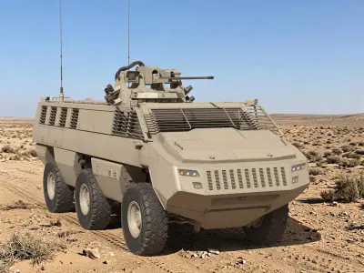 Mbombe armoured vehicle - armored vehicle 3D model