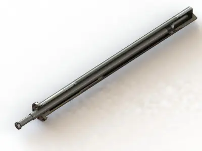 Pneumatic cylinder Free 3D model